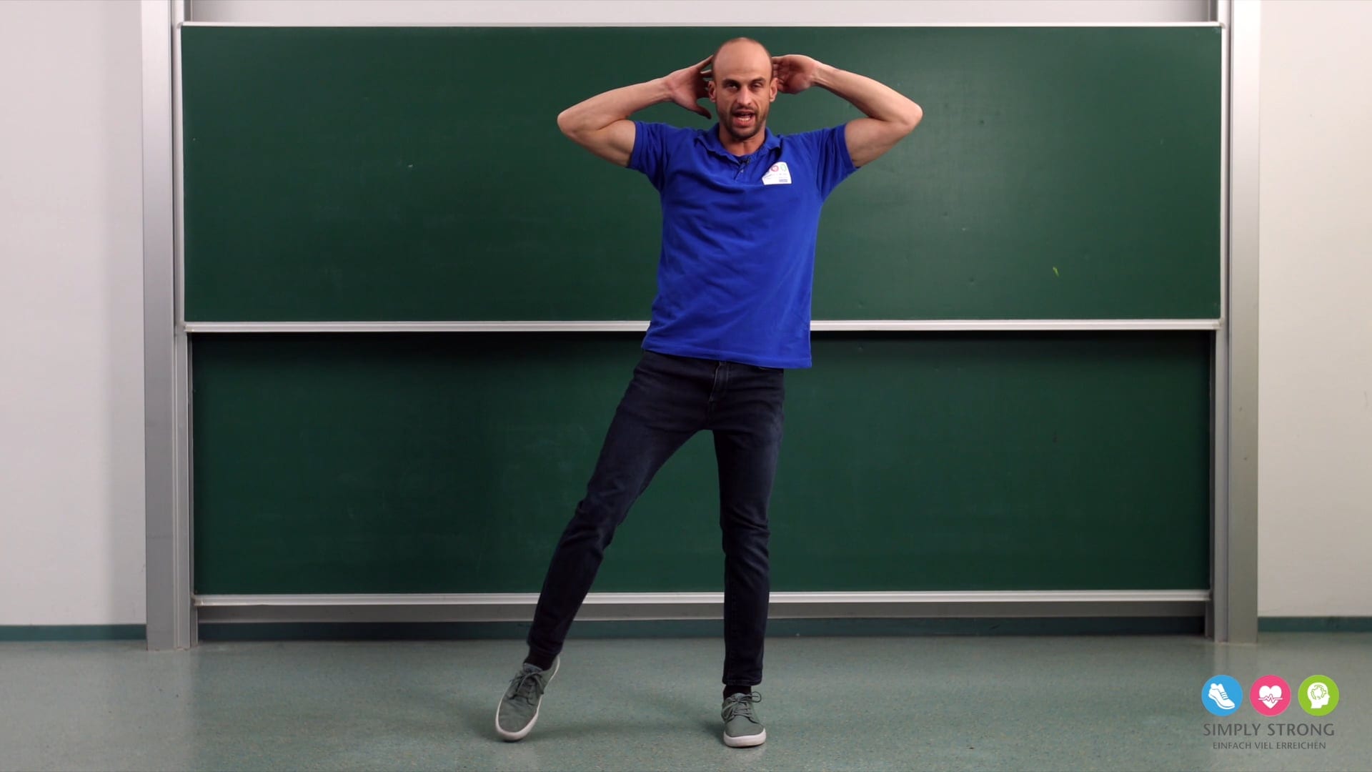 Preview image for the video "Ellbogen zu Knie". Preview image for the video "Ellbogen zu Knie".