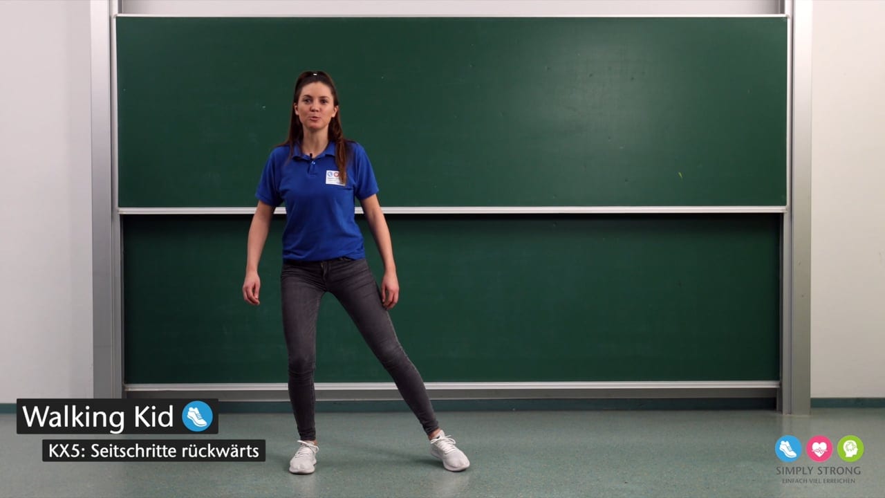 Preview image for the video "Seitschritte rückwärts". Preview image for the video "Seitschritte rückwärts".
