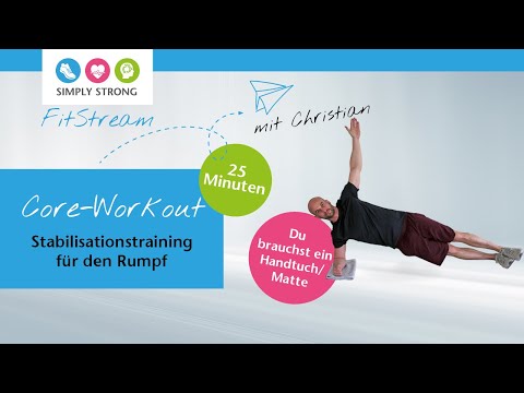Preview image for the video "FitStream: Core-Workout mit Christian". Preview image for the video "FitStream: Core-Workout mit Christian".