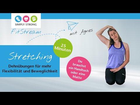 Preview image for the video "FitStream: Stretching mit Agnes".