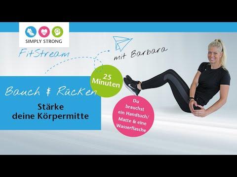 Preview image for the video "FitStream: Bauch &amp; Rücken mit Barbara".