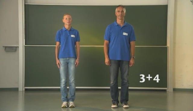 Preview image for the video "Zahlen Gym Addition".