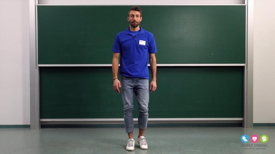 Preview image for the video "Hebe das Knie".