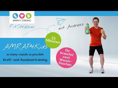 Preview image for the video "FitStream: AMRAP4Kids mit Andi".